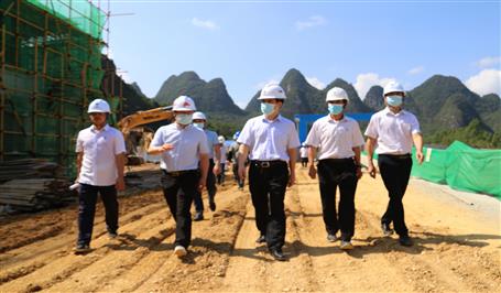 徐丹華到河池市企業(yè)教育基地項目調研