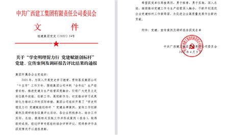 【喜訊】冶建公司3項宣傳、黨建成果榮獲集團公司表彰