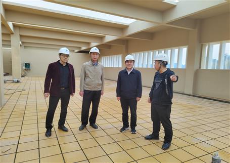 廖立波、何勇到項目開展一季度暨復工復產(chǎn)綜合大檢查